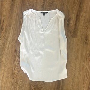 Cream Sleeveless Women's Top